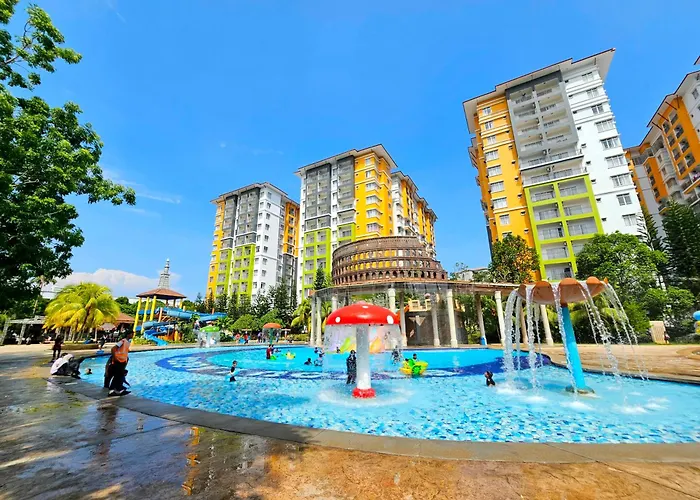 Melaka Town Area Top 1 Family Lovers Water Themepark Suites By Ggm