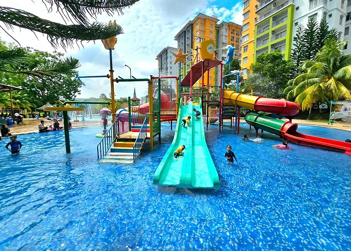 Melaka Town Area Top 1 Family Lovers Water Themepark Suites By Ggm